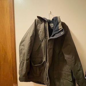 Old lined army green jacket